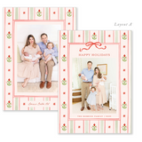 Holiday Heirloom Blush - Watercolor Printed Holiday Card