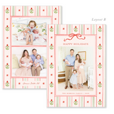 Holiday Heirloom Blush - Watercolor Printed Holiday Card