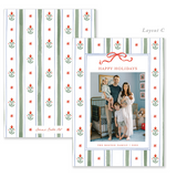 Holiday Heirloom Frost - Watercolor Printed Holiday Card