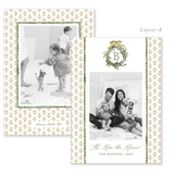 Laurel & Light Forest- Watercolor Printed Holiday Card