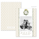 Laurel & Light Forest- Watercolor Printed Holiday Card