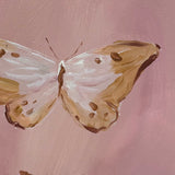 Blush Butterflies (11x14 Oval Canvas)