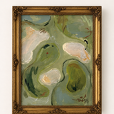 Tee Time, Abstract Golf (16x20 Canvas)